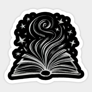 Magic book story Sticker